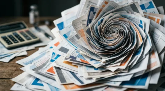 Système de remboursement des médicaments illustré avec différentes vignettes de couleur